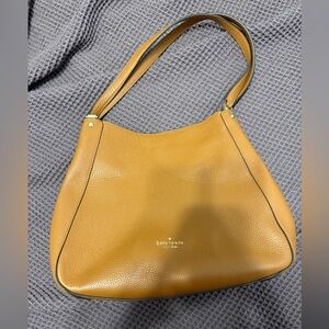 Kate Spade Camel Brown Tan Leather Shoulder Bag